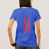 女性用Tシャツ Tシャツ (裏面)