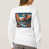 女性用Tシャツ Tシャツ (裏面)