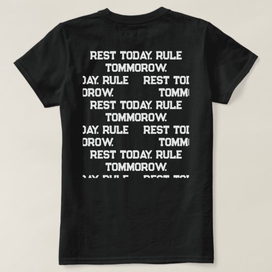 女性用Tシャツ Tシャツ (デザイン裏面)