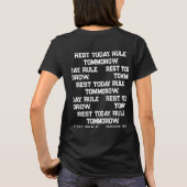 女性用Tシャツ Tシャツ (裏面)