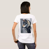 女性用Tシャツ Tシャツ (裏面フル)