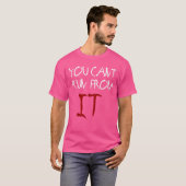 女性用VネックホラーTシャツ「逃げられない」友達 Tシャツ (正面フル)