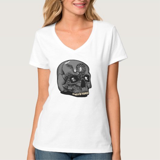 女性用VネックTシャツ Tシャツ (正面)