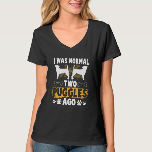 女性男性子供のためのパグル グラフィック パグル1 Tシャツ (正面)
