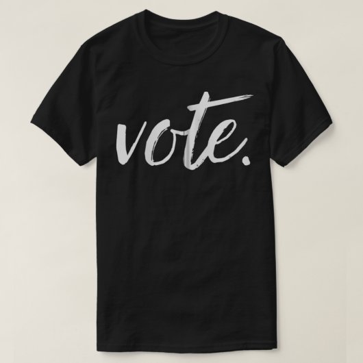 女性男性子供の選挙投票2020 Zip Tシャツ (デザイン正面)