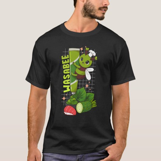 女性男性用アパレル動物ビー Tシャツ (正面)