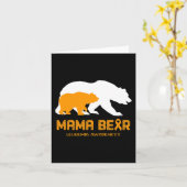 女性男性用ママベア白血病認識度 カード (黄色い花)