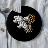 女性男性逆パイナップル微妙なスインガー2 8 缶バッジ (インサイチュ)