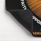 女性男性I衣服オレンジ私の孫の白血病A マウスパッド (コーナー)