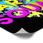 女性男性Kのためのグローパーティー分隊ハロウィーンの衣装 ポスター (角)