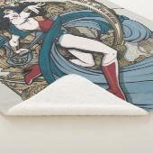 女性疑問に思アールヌーボーパネル シェルパブランケット (3/4)