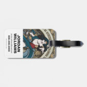 女性疑問に思アールヌーボーパネル ラゲッジタグ (裏面横)