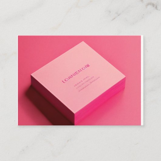 女性監督の名刺 コーリングカード (正面)