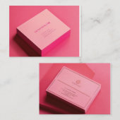 女性監督の名刺 コーリングカード (正面/裏面)