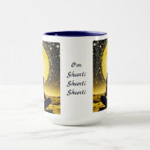 女性瞑想オムシャンティシャンティ マグカップ (中央)