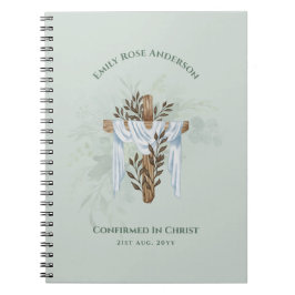 女性確認ギフトフローラクロスパーソナライズされた ノートブック