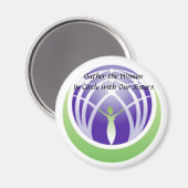 女性磁石を集める マグネット (正面/裏面)