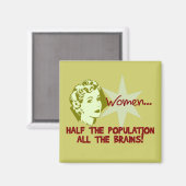 女性磁石 マグネット (正面/裏面)