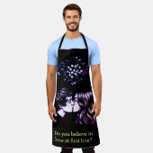 女性祝とBBQカスタムのアウトドア エプロン (着用した状態)