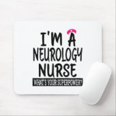 女性神経学ナースおもしろい看護学校と私 マウスパッド (マウス)