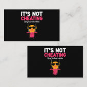 女性私の夫が指を鳴らす時、それは詐欺ではない 名刺 (正面/裏面)