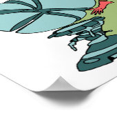 女性科学者 ポスター (角)