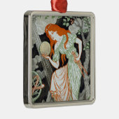 女性科学者（理工系女性） メタルオーナメント (右)