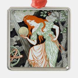 女性科学者（理工系女性） メタルオーナメント