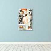 女性科学者(Women in Science & Tech) (STEM) キャンバスプリント (インサイチュ (ウッドフロア))