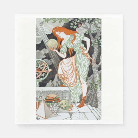 女性科学者(Women in Science & Tech) (STEM) スタンダードランチョンナプキン (正面)