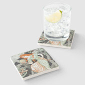 女性科学者(Women in Science & Tech) (STEM) ストーンコースター (横)