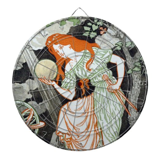 女性科学者(Women in Science & Tech) (STEM) ダーツボード (正面)