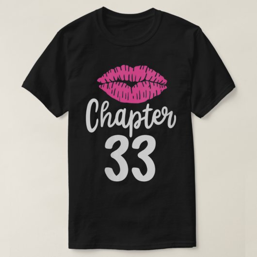 女性第33章第33回誕生日パーティー33 Tシャツ (デザイン正面)