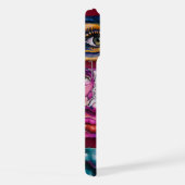 女性素晴らし向け3Dクリムゾンステッカーデザイン iPhoneケース (右側面)