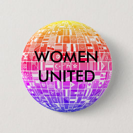 女性統一されたデザイン5 缶バッジ