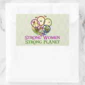 女性統一された 長方形シール (バッグ)