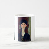女性絵画ズバイアメデオ・モディリアーニ コーヒーマグカップ (中央)