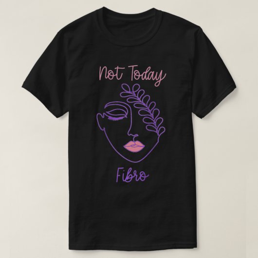 女性線維筋痛認識度パープルフィブロウーマンF Tシャツ (デザイン正面)