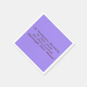 女性美しいメッセージの詩の機能インスパイア スタンダードカクテルナプキン (角)