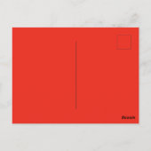 女性美しいメッセージの詩の機能インスパイア ポストカード (裏面)