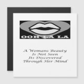 女性美しいメッセージの詩の機能 (正面/裏面)