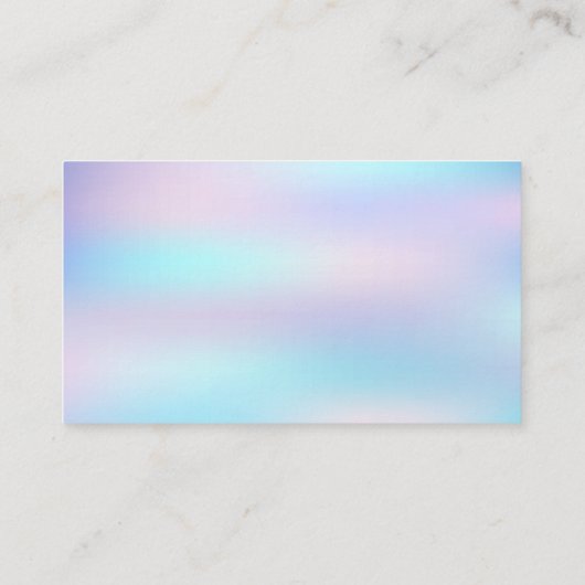 女性美しい気に皮 | 医師 名刺 (裏面)