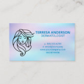 女性美しい気に皮 | 医師 名刺 (正面)