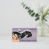 女性美容師アポイントメントカード 予約カード (スタンド正面)