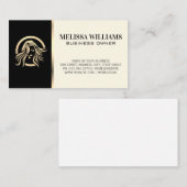 女性美容師 |美しい 名刺 (正面/裏面)