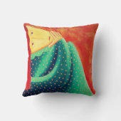 女性考えるファインアート絵画ズ クッション (裏面)