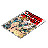 女性脱獄ヴィンテージ漫画 ノートブック (左側)