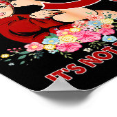 女性脳動脈瘤認識度リボン ポスター (角)