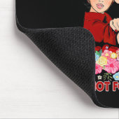 女性脳動脈瘤認識度リボン マウスパッド (コーナー)