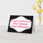 女性膝置換空白のえ:カード カード (黄色い花)